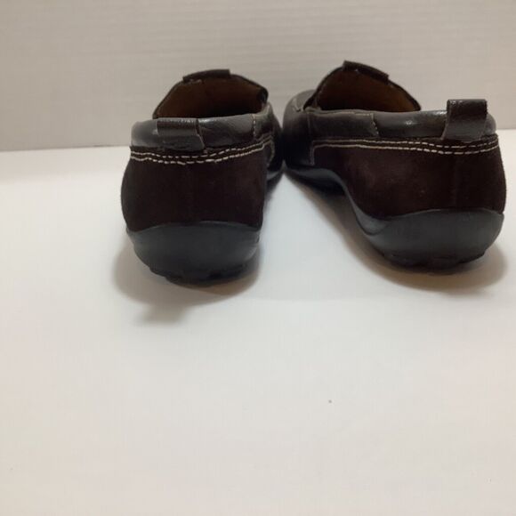 Naturalizer Women’s Size 7 wide Dark Brown Leather Slip on Casual Flat Loafers - Picture 9 of 9